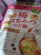 加藤製菓 梅はちみつのど飴 70g