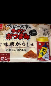 おやつＣ　ＢＳラーメンおつまみ七味唐からし　６袋の商品写真
