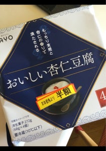 オハヨー乳業　おいしい杏仁豆腐　６８ｇ×４の商品写真