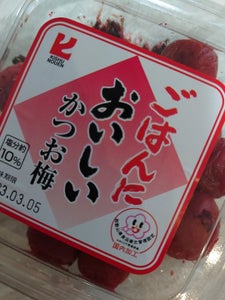 紀州農園　ごはんにおいしいかつお梅　１４０ｇの商品写真