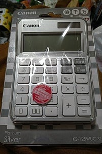 キヤノン　計算電卓　ＫＳ１２５ＷＵＣ−ＳＬのレビュー画像