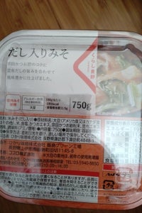 だし入りみそ カップの商品写真