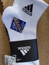 福助 AD3Pワンポイントショート ホワイト