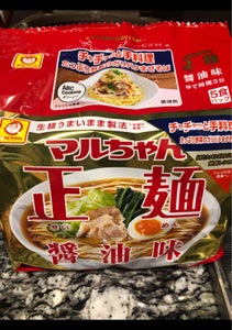 マルちゃん　マルちゃん正麺　醤油味　５食　５２５ｇの商品写真