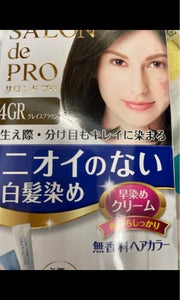 Ｓプロ　無香料ヘアカラー早染めＣ白髪用４ＧＲ　１個の商品写真