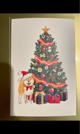 しばいぬとXマスポストカード CMP-362