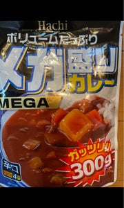 ハチ食品 メガ盛りカレー 辛口 300gの商品写真