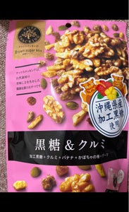 ＭＤ　ナッツスナッキングＢＭ黒糖＆クルミ　８９ｇの商品写真