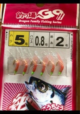 マルシン漁具 サビキピンクスキン 5号