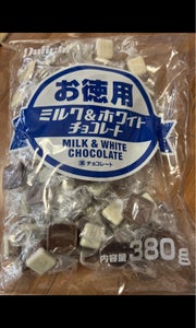 大一製菓　お徳用ミルク＆ホワイトチョコ　３８０ｇの商品写真