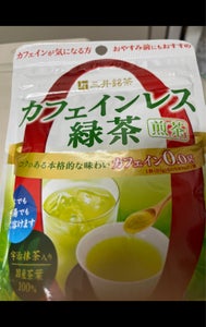 三井農林　カフェインレス緑茶煎茶　袋　４０ｇのレビュー画像