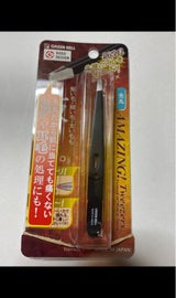 グリーンベル 驚きの毛抜き 先丸 ブラック