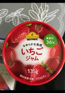 トップバリュ イチゴジャム 135gの商品写真