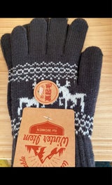 泉州 裏起毛手袋ノルディック レディース