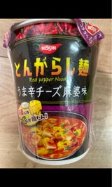 日清 とんがらし麺 チーズ麻婆 69g