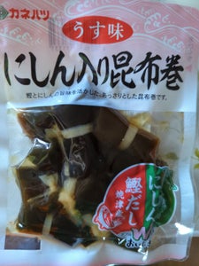 カネハツ食品 うす味にしん入昆布巻 115gのレビュー画像