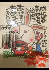 プリプレス22カラー年賀状 3枚