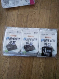 日新　韓国味付けのり　３袋のレビュー画像