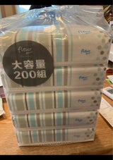 フルールソフトパックティッシュ 200W 5P