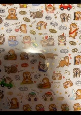 金箔スケジュールシール TM01034