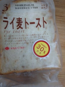 タカキ　ライ麦トースト　３枚入の商品写真