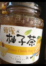 朝日食品 蜂蜜柚子茶 580g