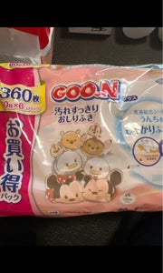 グ〜ンプラス 汚れすっきりおしりふき 60枚×6のレビュー画像