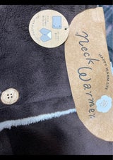 37-7009 無地ボタン付 ネックウォーマー