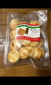 味泉 ライスクラッカーオニオン&ペッパー 80g