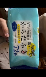 薦田 大人用ぬれタオルからだふき 72枚のレビュー画像