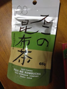 不二食品 不二の昆布茶 袋入 65gの商品写真