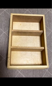 不二貿易　木製スタッキングボックス３仕切り付のレビュー画像