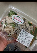 旬菜デリ 生姜香る!蒸し鶏根菜サラダ 1個