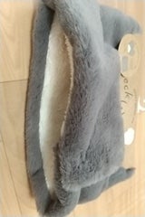 37-7004 Fファーボタン付ネックウォーマー