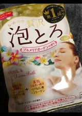 お湯物語 贅沢泡とろ プルメリアGの香り 30g