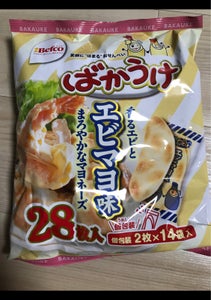 栗山米菓　ばかうけエビマヨ味　２８枚のレビュー画像