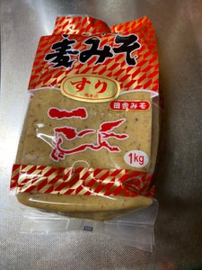 一馬 田舎みそ 麦 1kgのレビュー画像