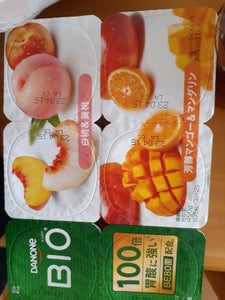 ダノン　白桃黄桃＋マンゴー＆マンダリン　７５ｇ×６の商品写真