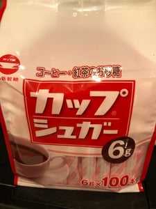 日新製糖カップ印カップシュガーシックス６ｇ×１００の商品写真