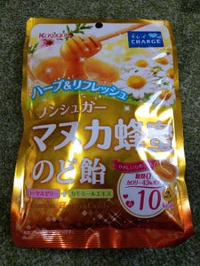 春日井製菓　ノンシュガーマヌカ蜂蜜のど飴　７０ｇの商品写真