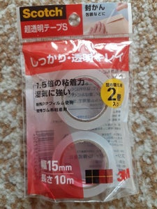 ３Ｍ　超透明テープＳ　ＣＣ１５１０Ｒ２ＰＮの商品写真