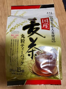 寿老園　国産丸粒麦茶　２５ｇ×１５Ｐのレビュー画像