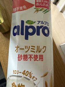 ダノン　アルプロ　オーツミルク砂糖不使用　１Ｌの商品写真