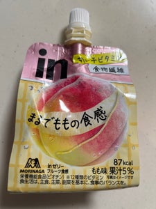 森永製菓 inゼリーフルーツ食感 もも 150gの商品写真