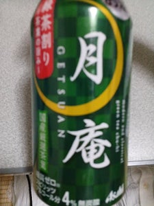 アサヒ　月庵　緑茶割り　缶　４００ｍｌの商品写真