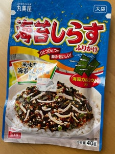 丸美屋　海苔しらすふりかけ　大袋　４０ｇの商品写真