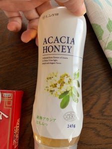 日本蜂蜜　レンゲ印　アカシア花の純粋蜂蜜　２４５ｇの商品写真