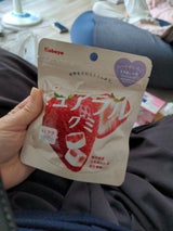 カバヤ ピュアラルグミとちあいか苺 58g