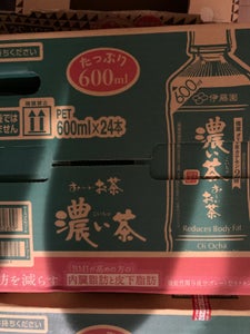 伊藤園　おーいお茶　濃い茶　５２５ｍｌ×２４の商品写真