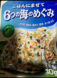 田中食品　ごはんにまぜて　６つの海のめぐみ　３０ｇの商品写真